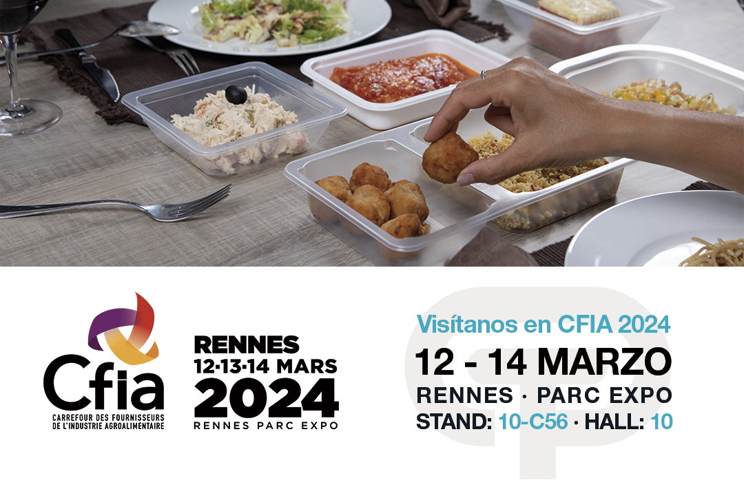 Envaplaster expositor en feria CFIA Rennes Francia