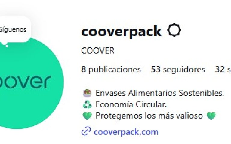 COOVER ya está en Instagram. ¡Síguenos!